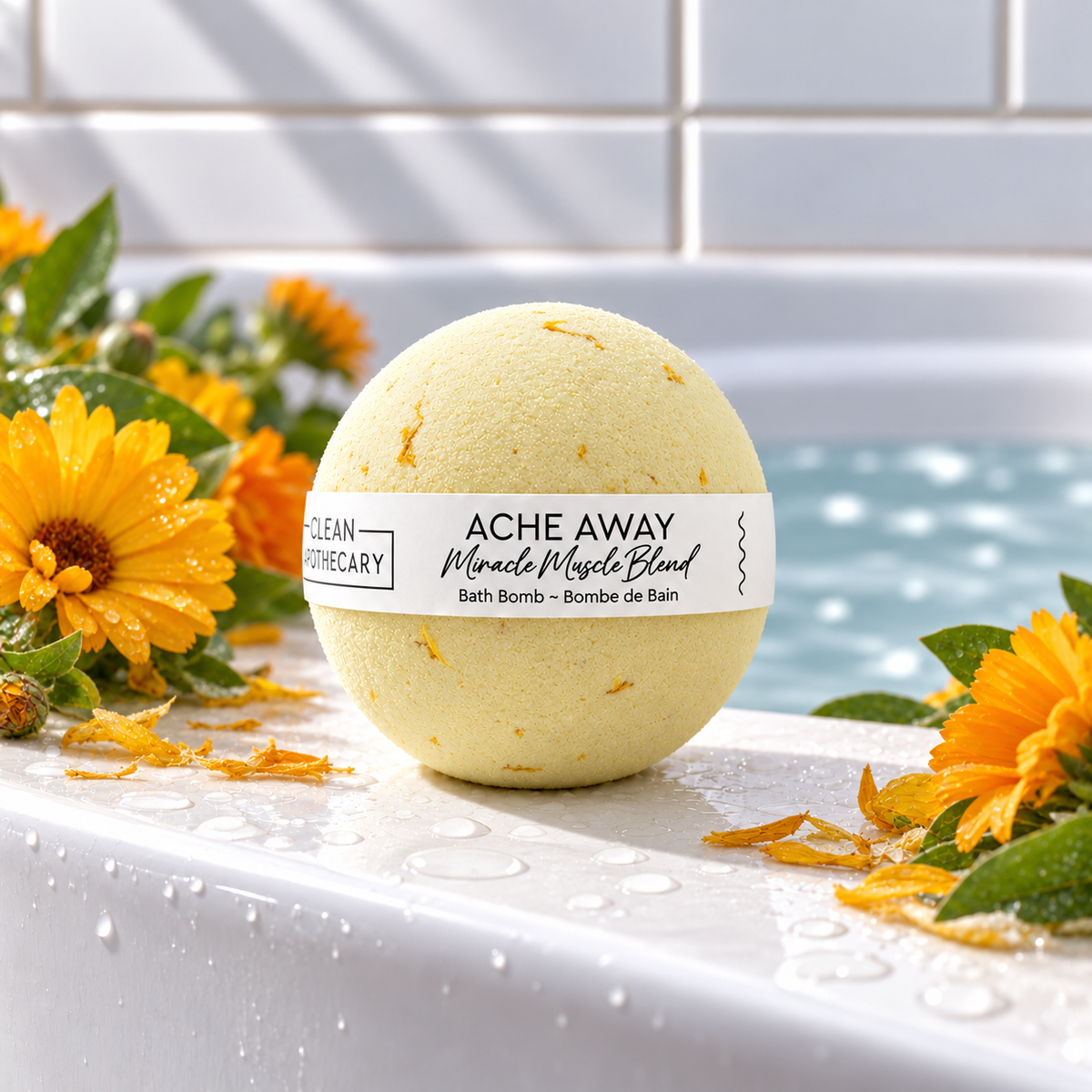 200g Bath Bomb - Ache Away (12 Pack)