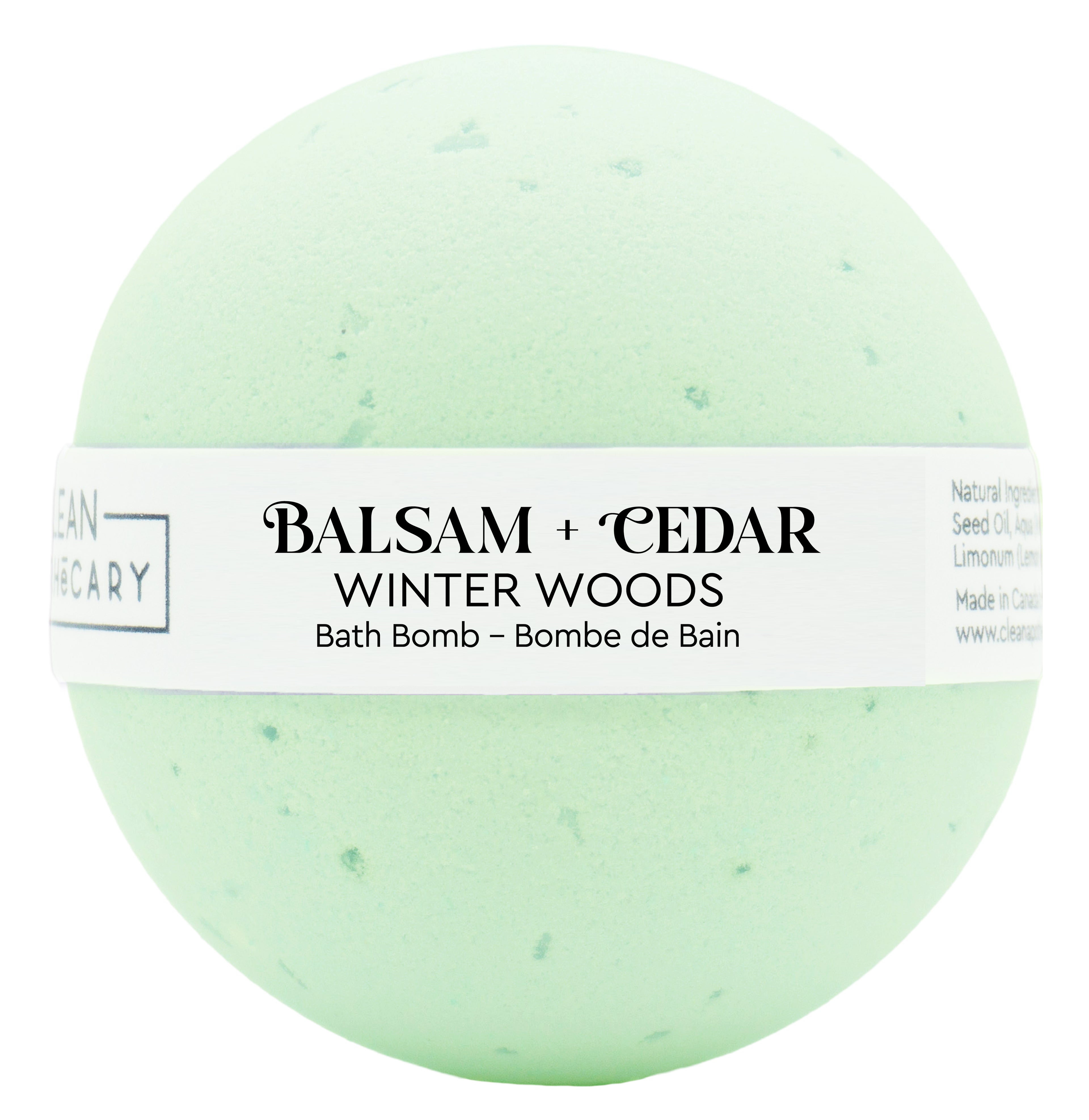 200g Bath Bomb - Balsam + Cedar (12 Pack)