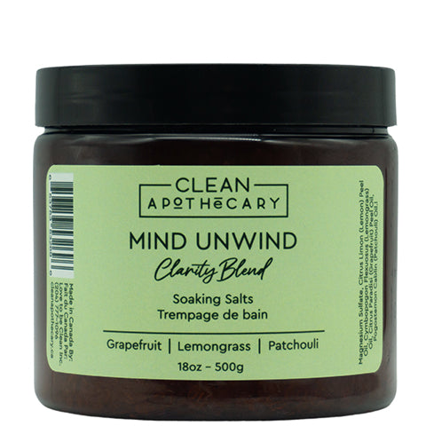 500g Soaking Salts - Mind Unwind (3 Pack)