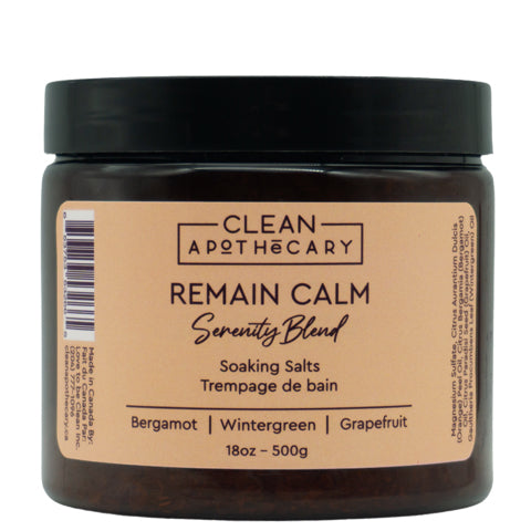 500g Soaking Salts - Remain Calm (3 Pack)