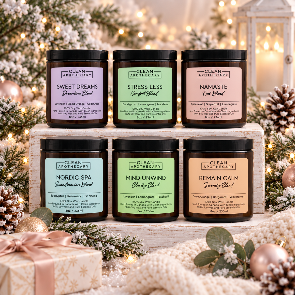 Favourites Natural Candle Starter Set (18 Soy Candles)