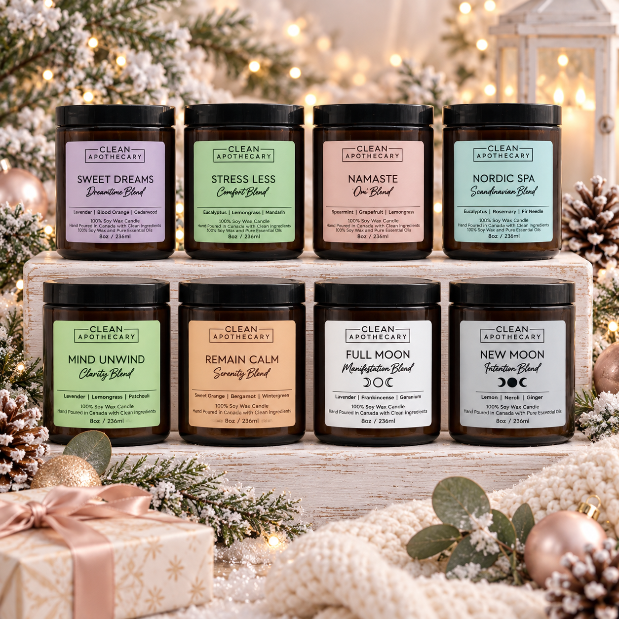 Full Natural Candle Starter Set (24 Soy Candles)