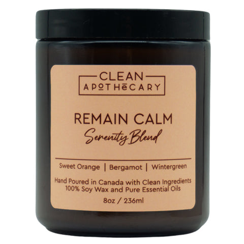 8oz Soy Candle - Remain Calm (3 Pack)