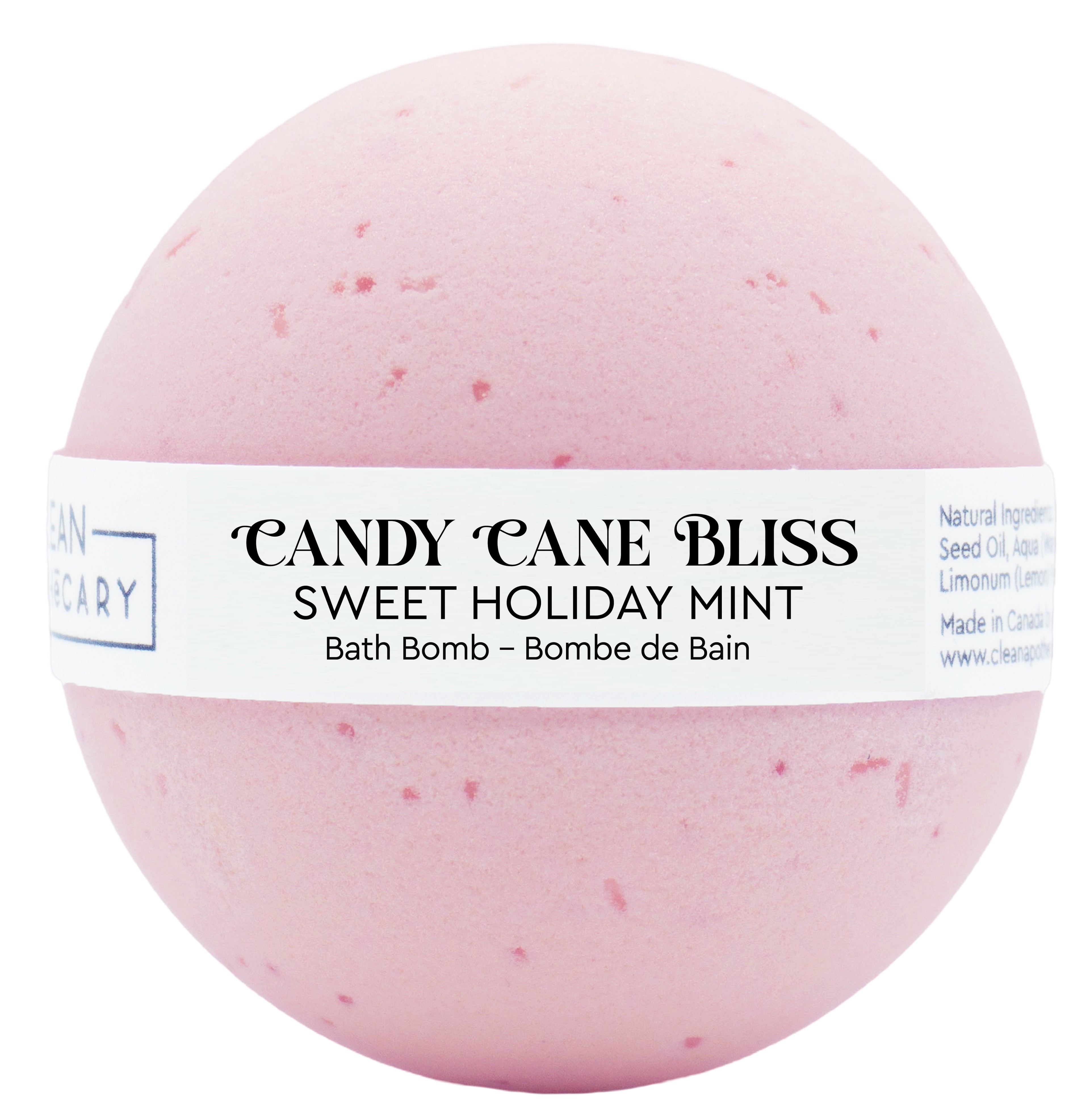 200g Bath Bomb - Candy Cane Bliss (12 Pack)