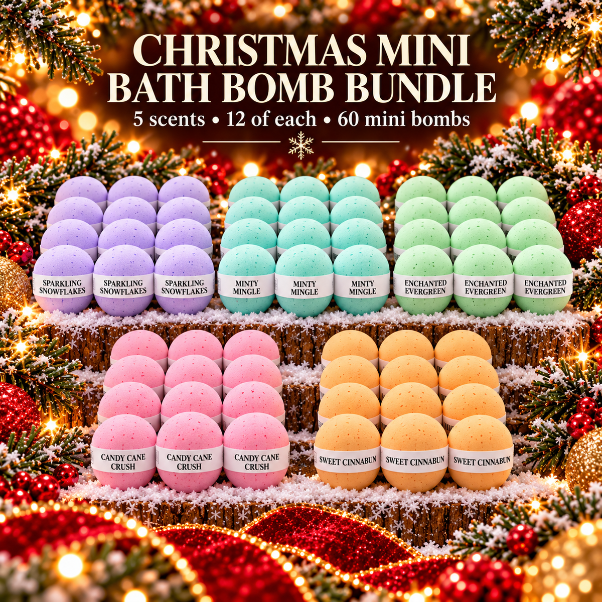 Natural Mini Bomb Starter Set (60 Mini Bombs)