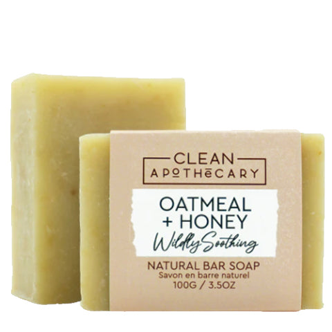 100g Bar Soap - Oatmeal + Honey (6 Pack)