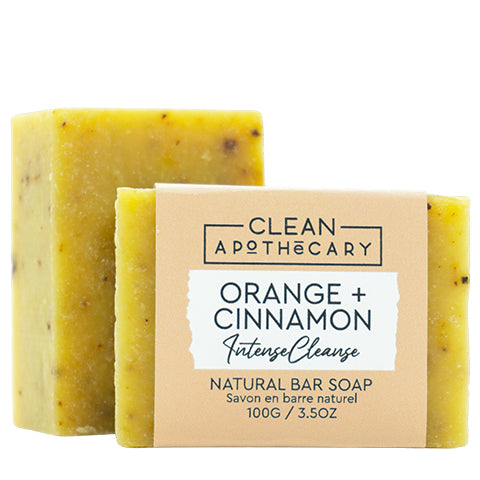 100g Bar Soap - Orange + Cinnamon (6 Pack)