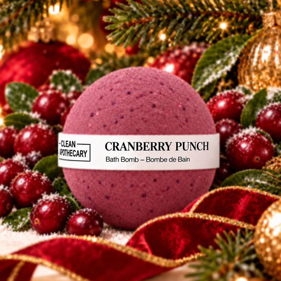200g Bath Bomb - Cranberry Punch (12 Pack)