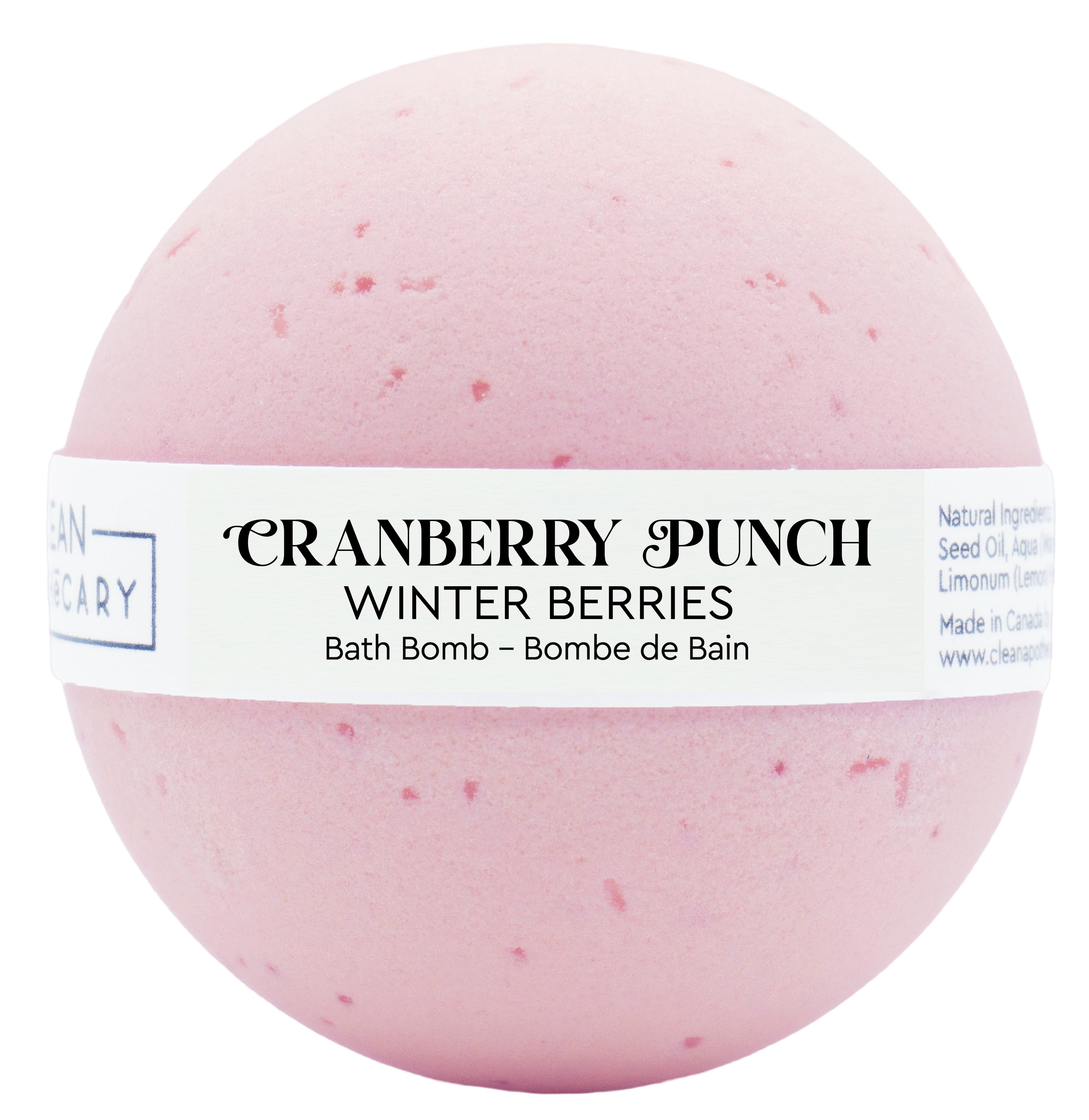 200g Bath Bomb - Cranberry Punch (12 Pack)