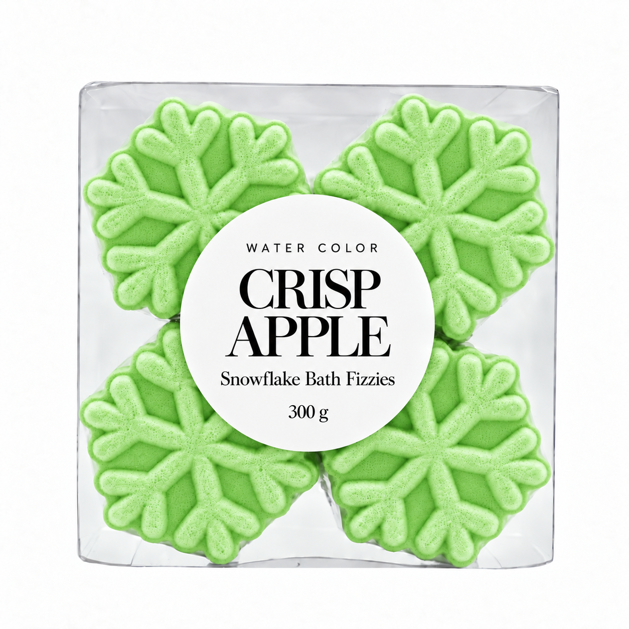 4 Mini Snowflake Bomb Set - Crisp Apple (4 Pack)