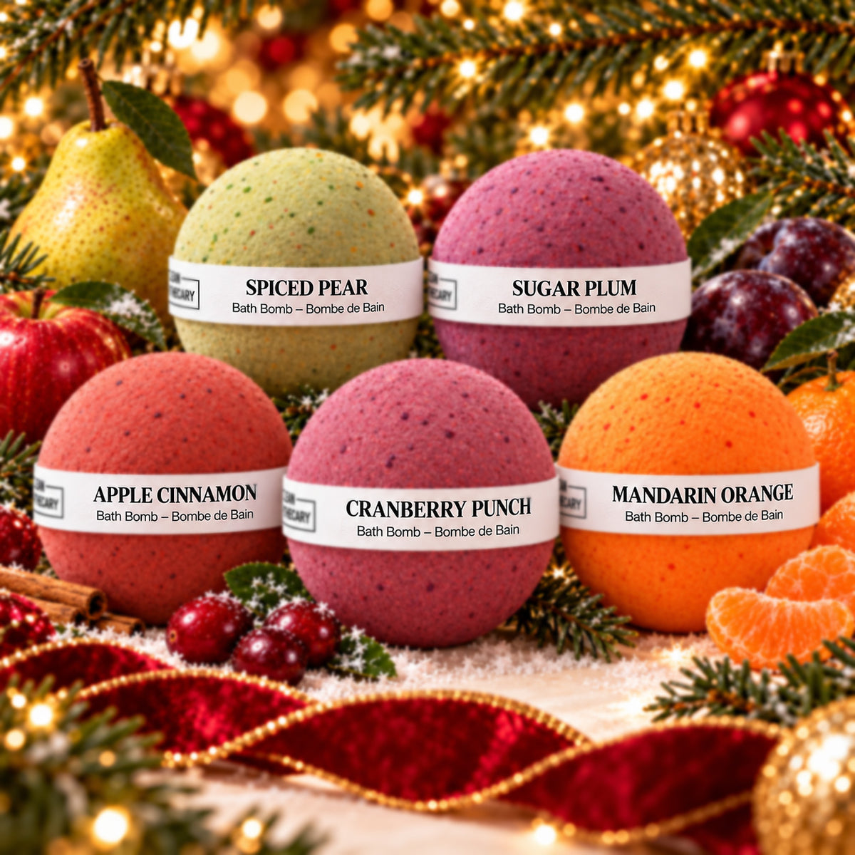 Natural Festive Fruit Starter Set (60 Bath Bombs)