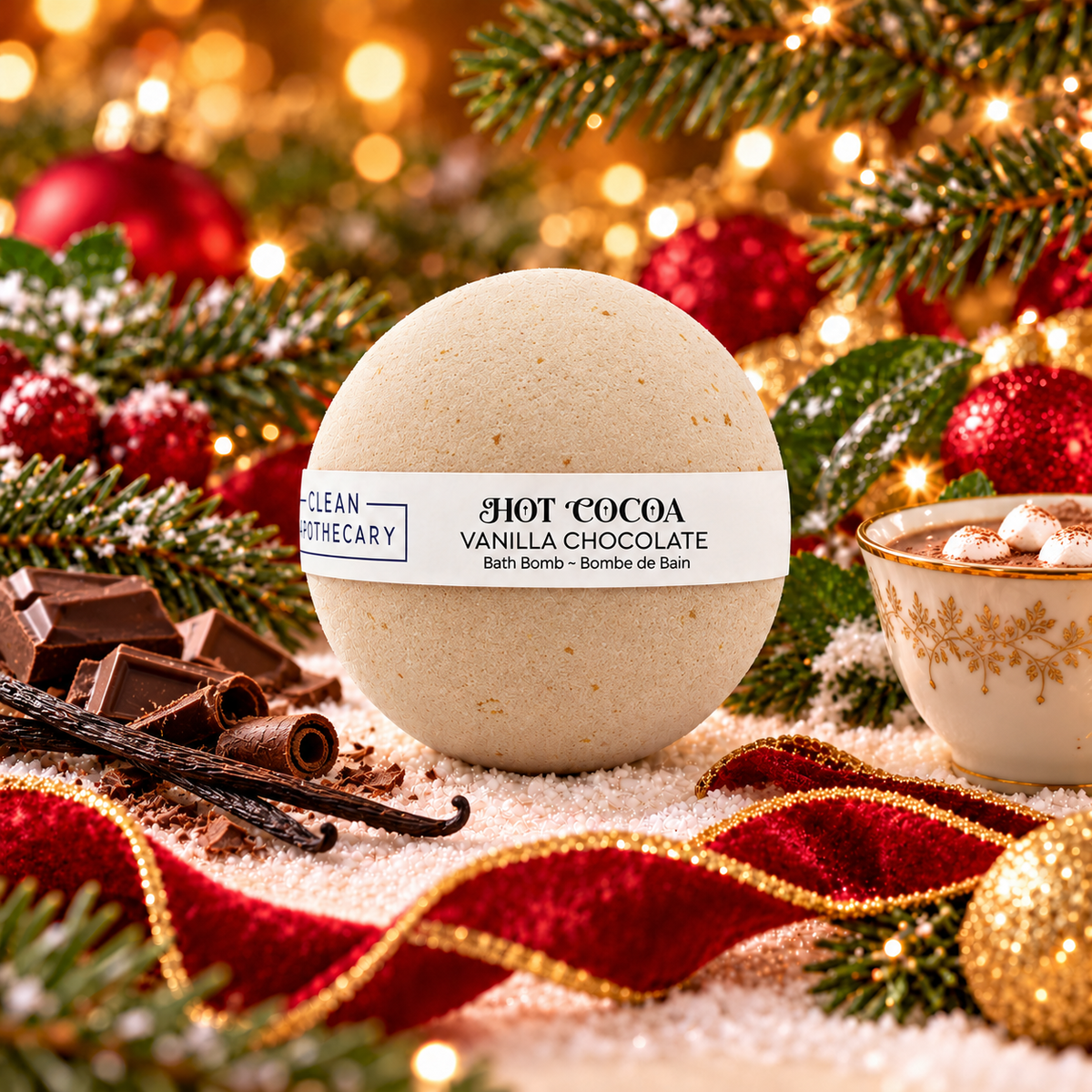 200g Bath Bomb - Hot Cocoa (12 Pack)