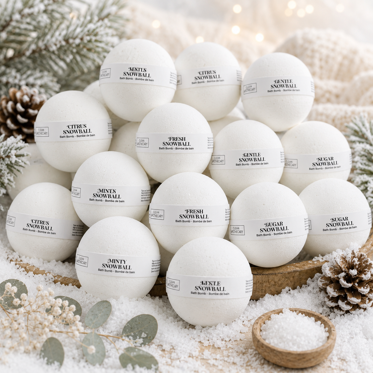 Natural Mini Snowball Bomb Starter Set (60 Mini Bombs)