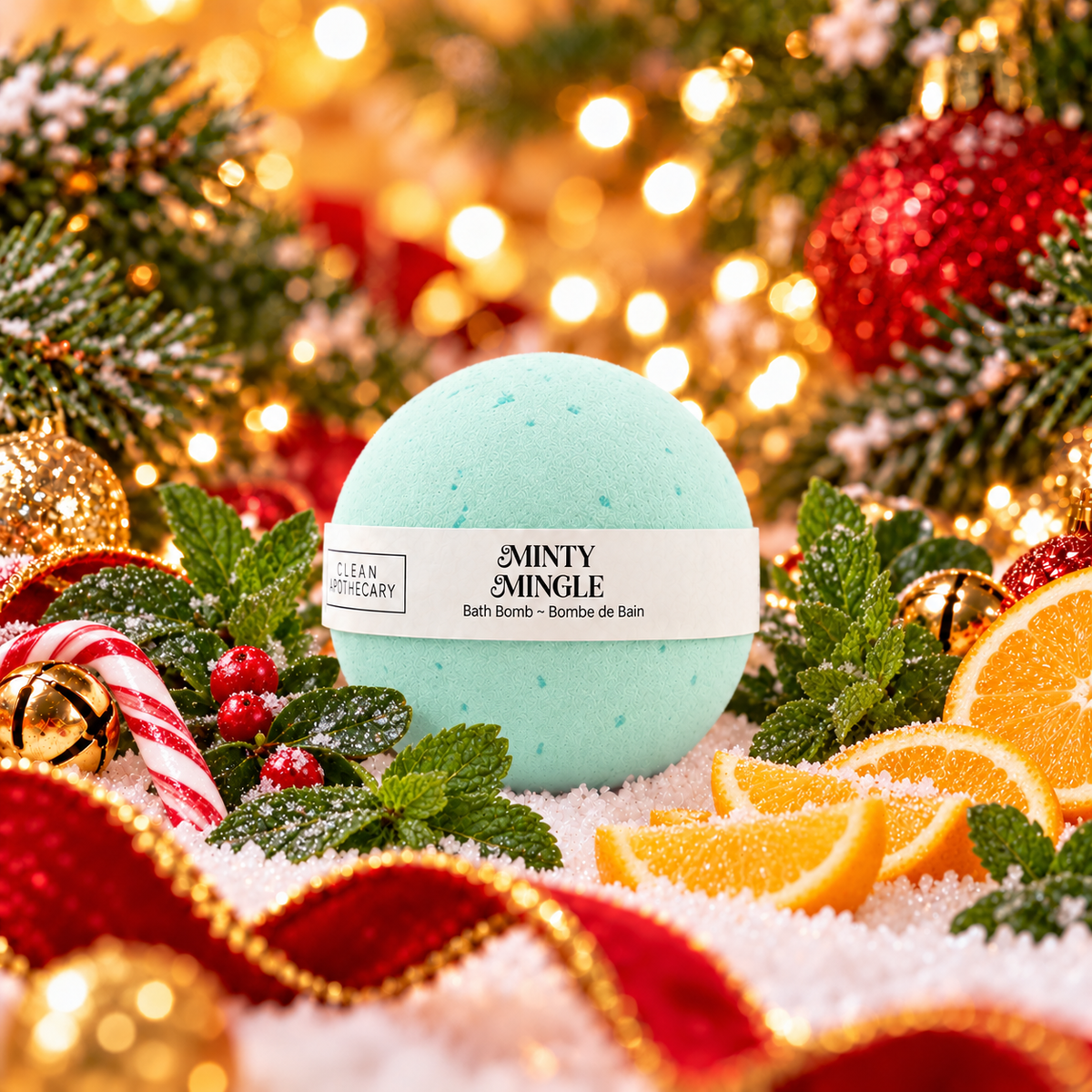 85g Mini Bath Bomb - Minty Mingle (12 Pack)