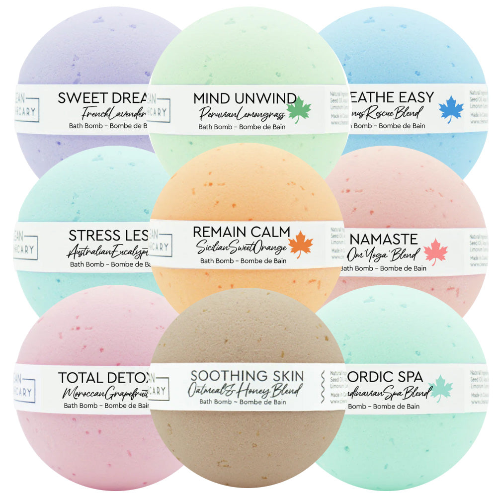 Complete Natural Bath Bomb Set (108 Bath Bombs)