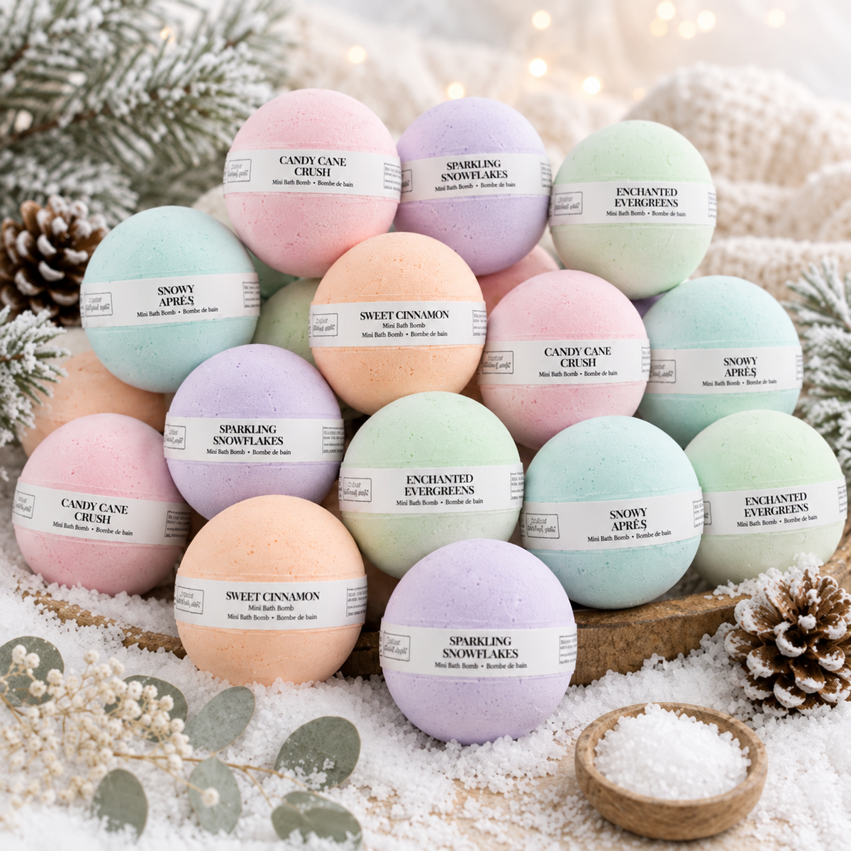 Natural Holiday Mini Bomb Starter Set (60 Mini Bombs)