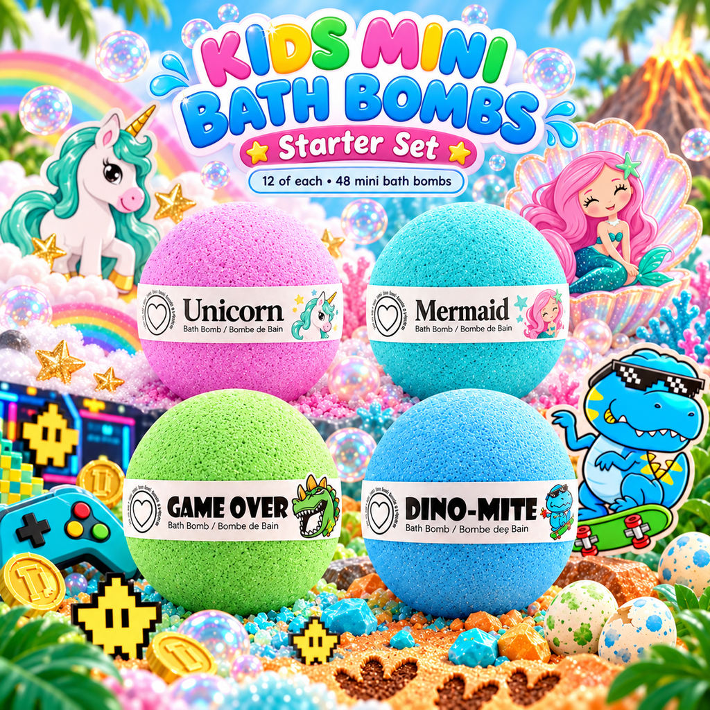 Kids Mini Bath Bomb Starter Set