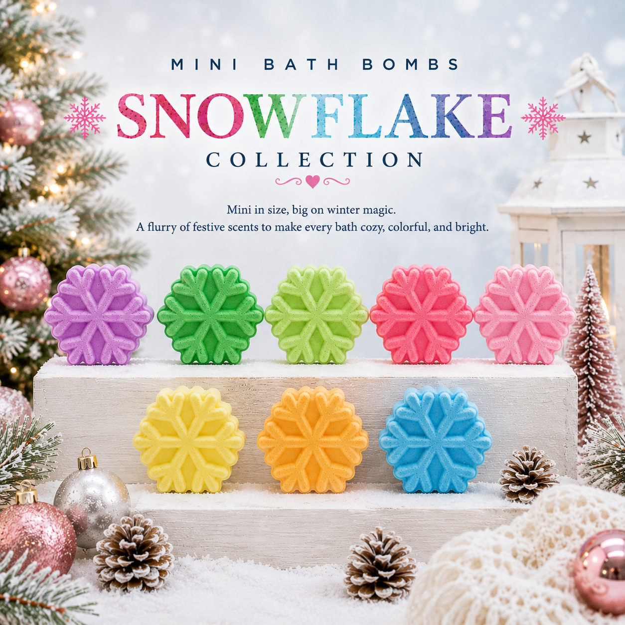 Snowflake Mini Bomb Starter Set (96 Mini Bombs)