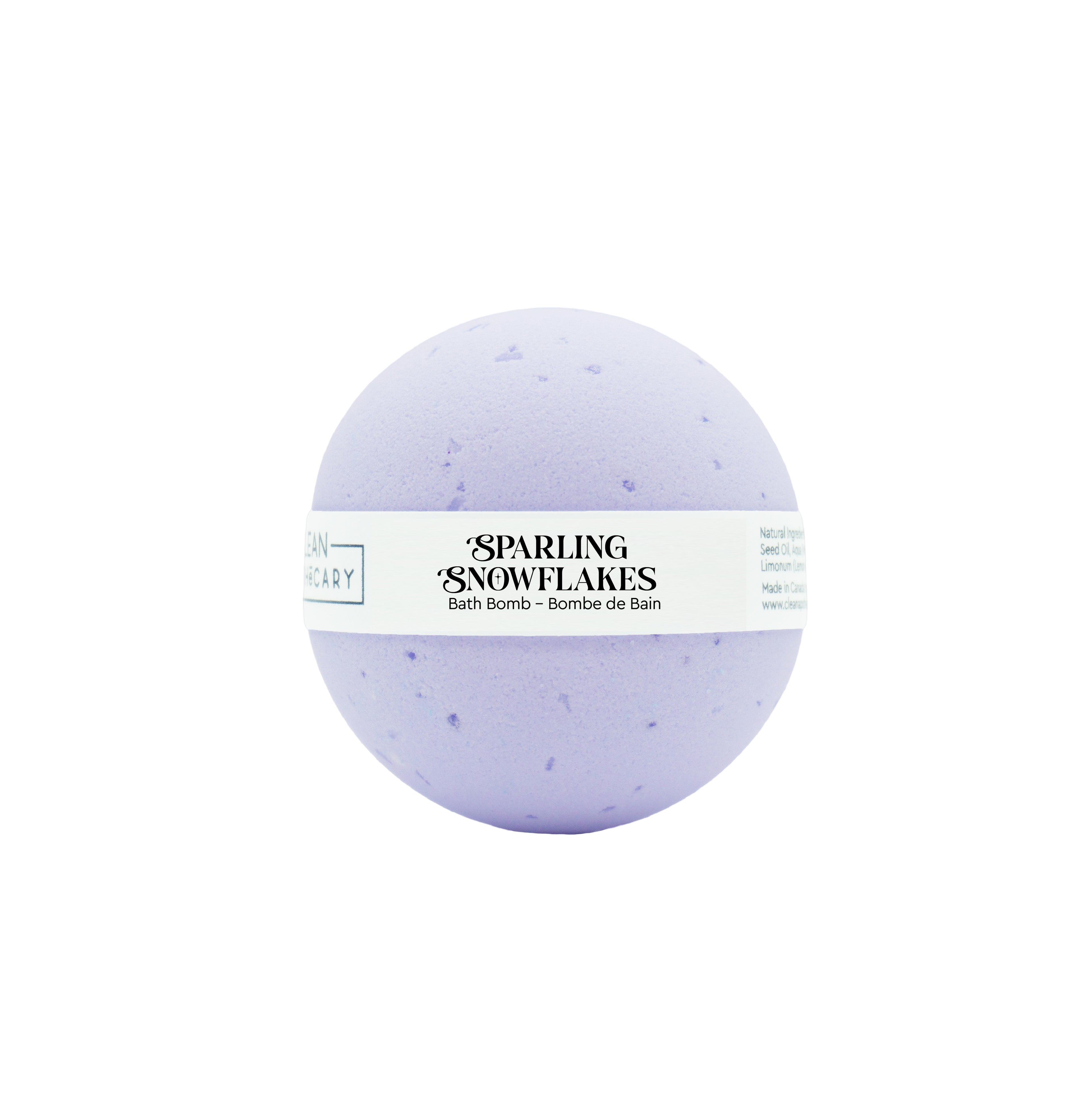 85g Mini Bath Bomb - Sparkling Snowflakes (12 Pack)