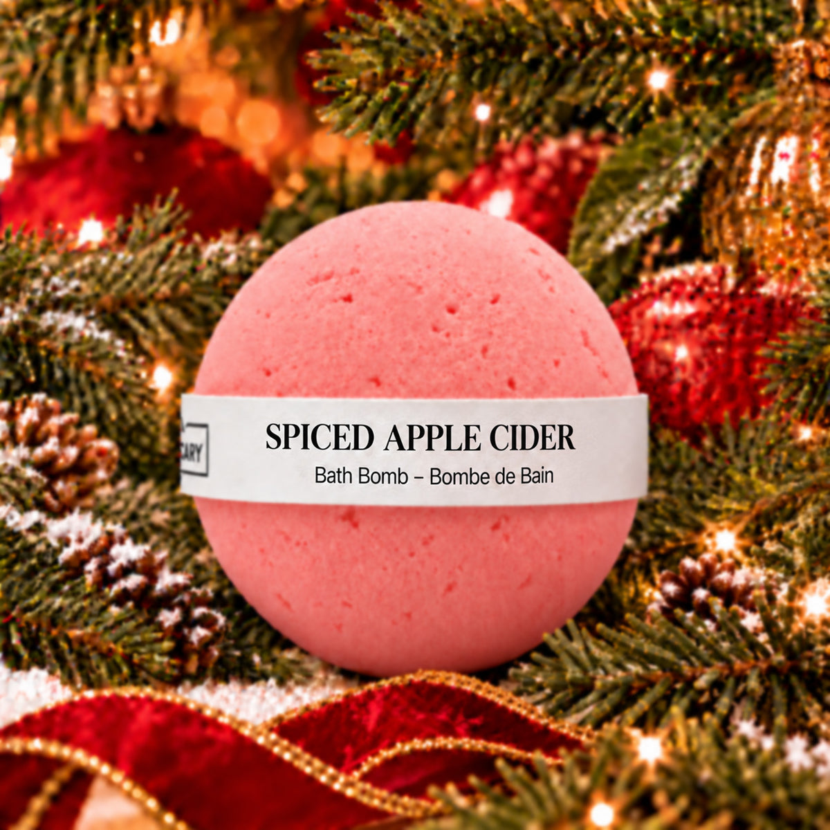 200g Bath Bomb - Spiced Apple Cider (12 Pack)