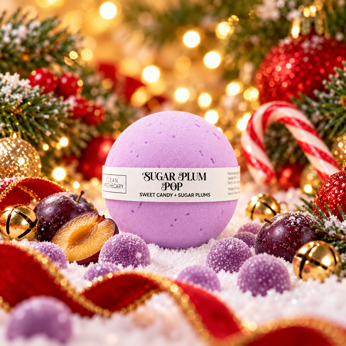 85g Mini Bath Bomb - Sugar Plum Pop (12 Pack)