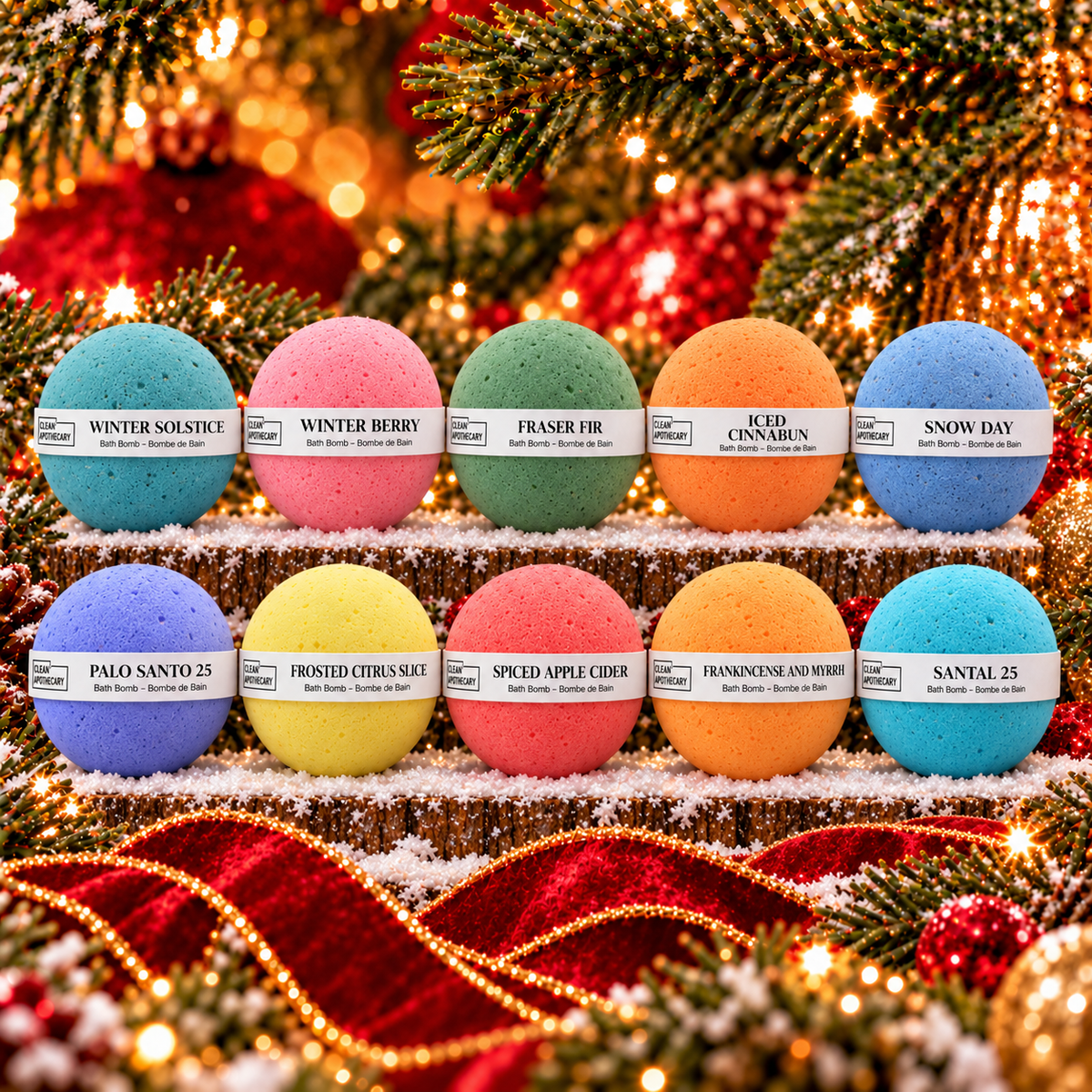 Winter Bath Bomb Set (120 Bath Bombs)