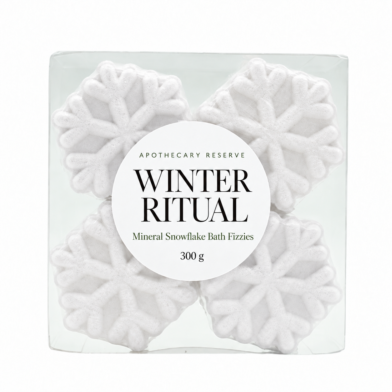 4 Mini Snowflake Bomb Set - Winter Ritual (4 Pack)