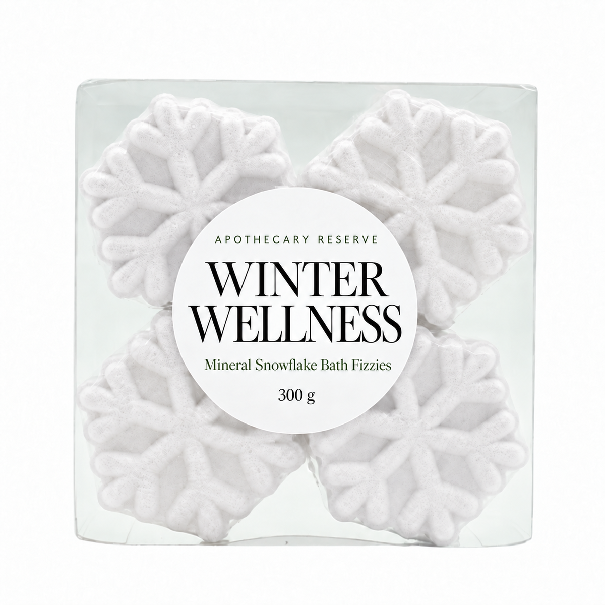 4 Mini Snowflake Bomb Set - Winter Wellness (4 Pack)