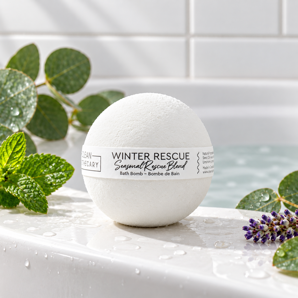 200g Bath Bomb - Winter Rescue (12 Pack)